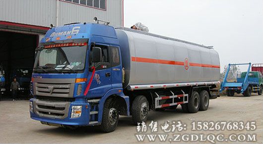 歐曼前四后八化工液體運輸車 歐曼前四后八化工液體運輸車